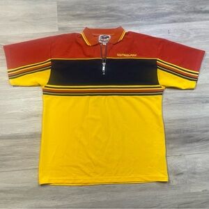 90’s South Pole Orange 1/4 Zip Polo Jacket sz L